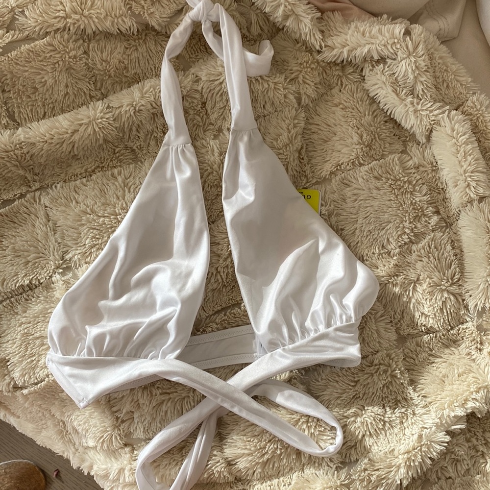 White Guess bikini top